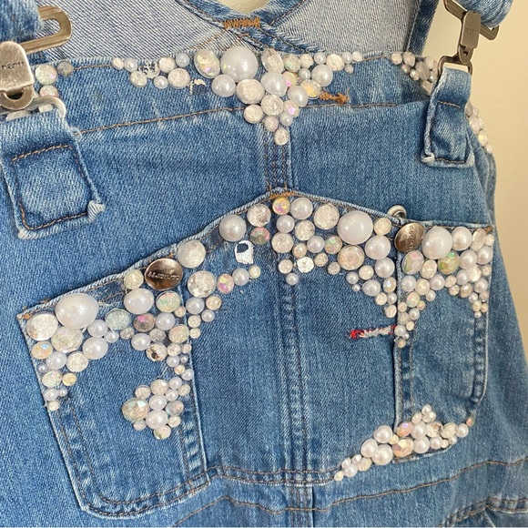 Carhartt Denim Overalls Ladies Size Medium 8/10 - Picture 5 of 10